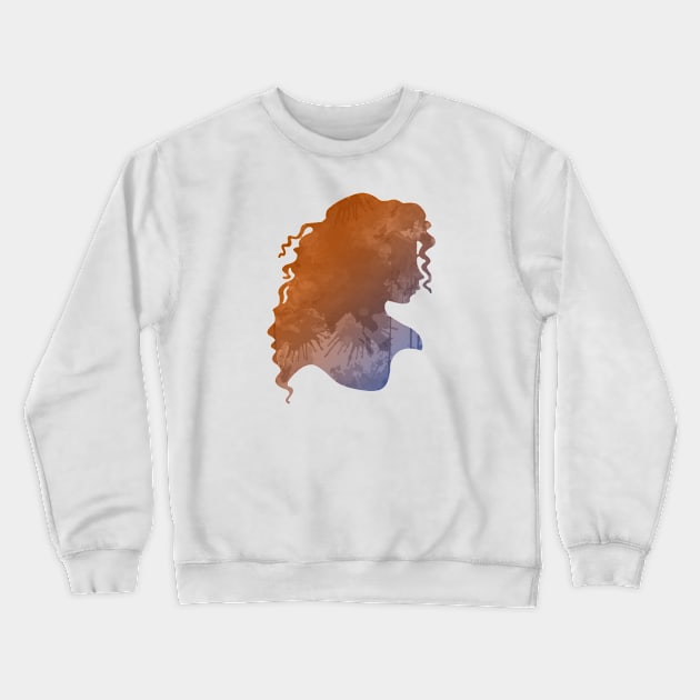 Princess Inspired Silhouette Crewneck Sweatshirt by InspiredShadows